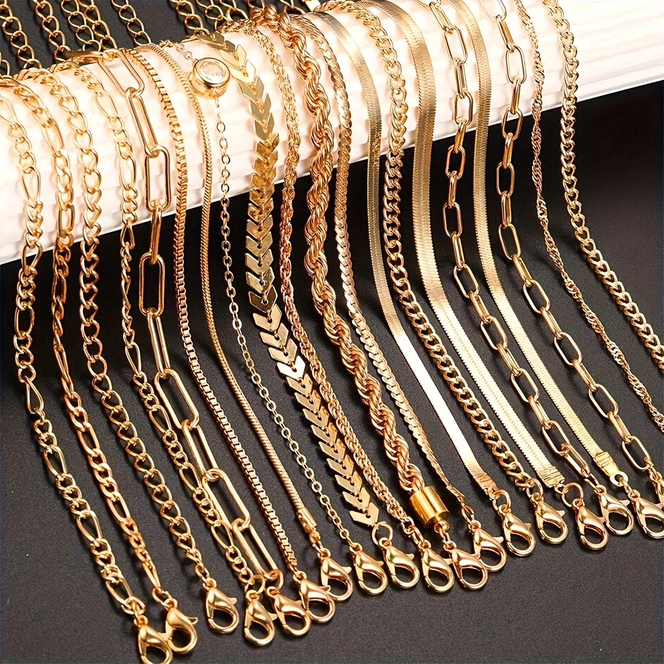 Vintage Snake Chain Link Set for Men & Women